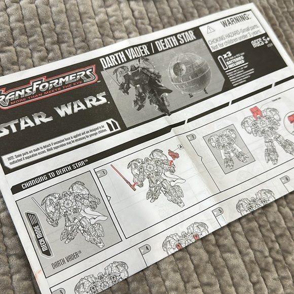 Transformers Star Wars Darth Vader / Death Star - Picture 3 of 5